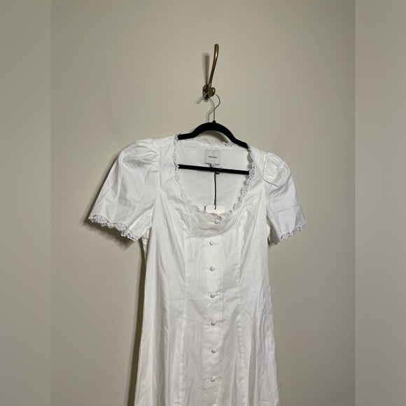 Reformation Alida Dress in White - Picture 9 of 11
